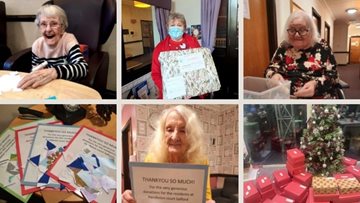 A huge thank you from Salford care home